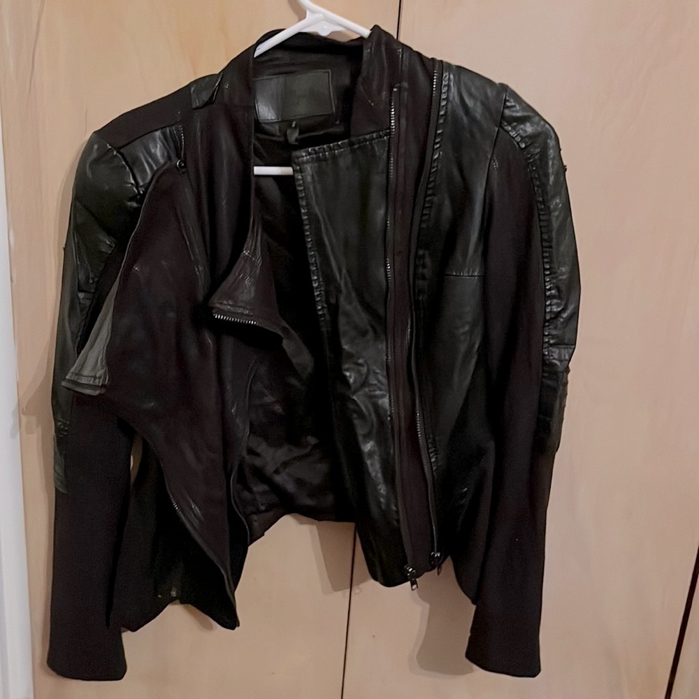 Comme USA Leather Snakeskin Jacket